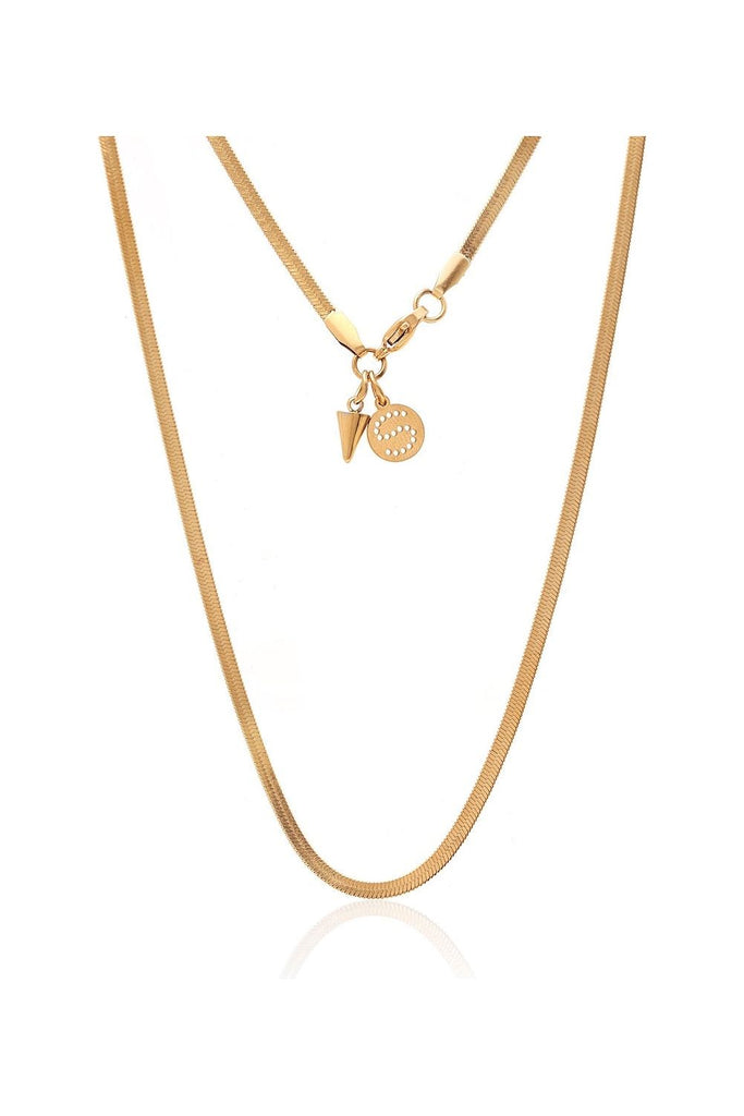 Silk & Steel Solara Necklace Gold