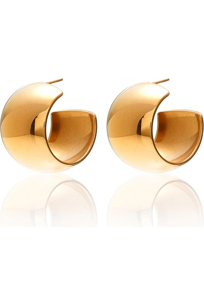 Sunkissed Hoops Earrings Silver,Gold Silk & STEEL