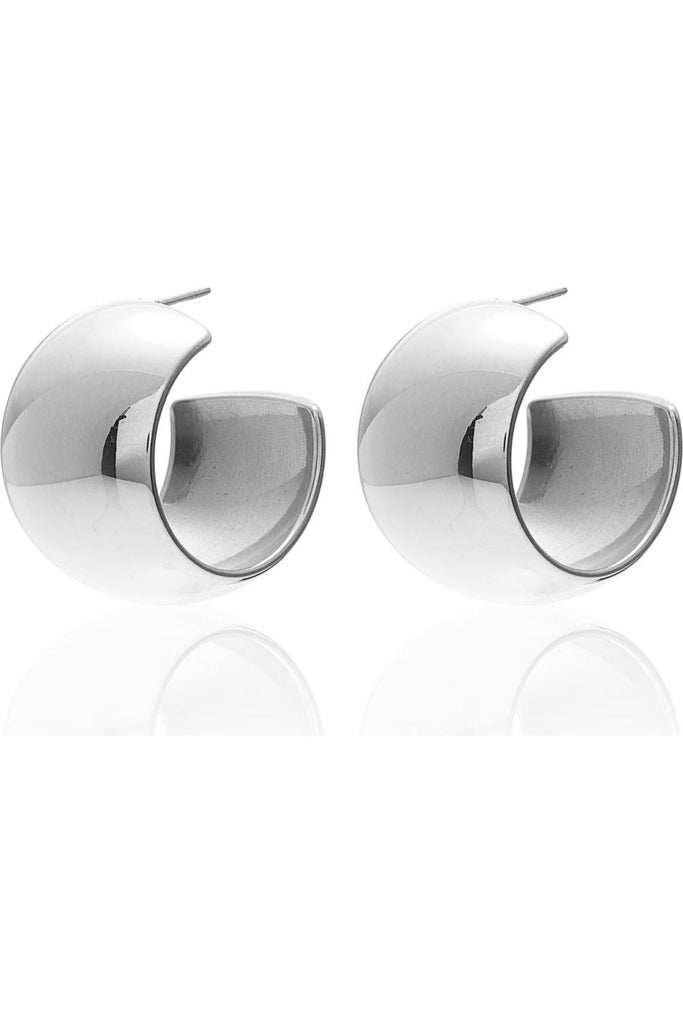 Sunkissed Hoops Earrings Silver,Gold Silk & STEEL