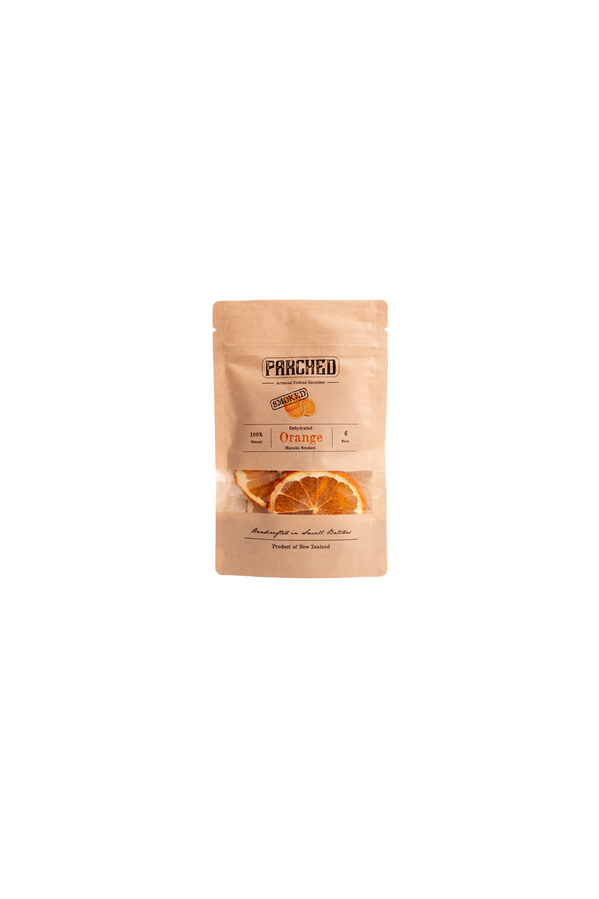 Parched Artisanal Cocktail Garnishes Smoked Orange Pouch