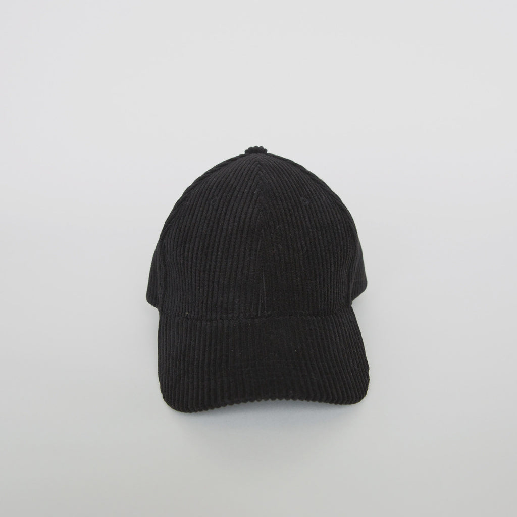 Sophie Cord Cap Black