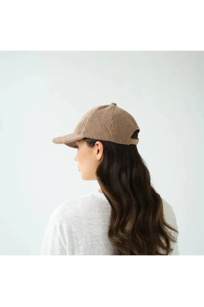 Sophie Cord Cap Sand
