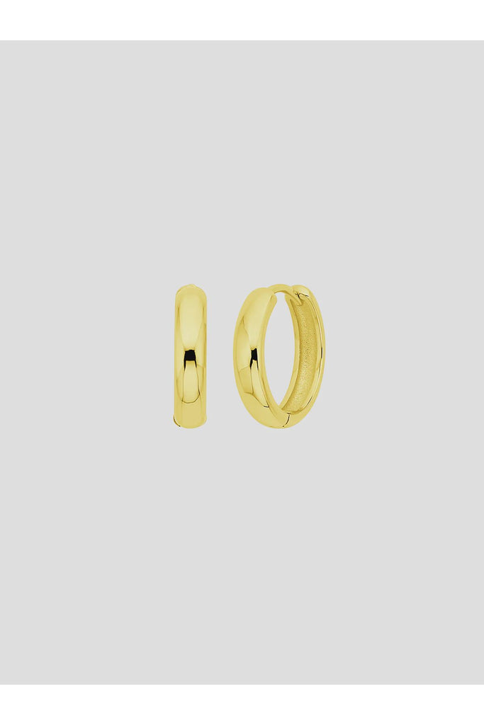Curve Huggies Earrings Gold S O P H IE