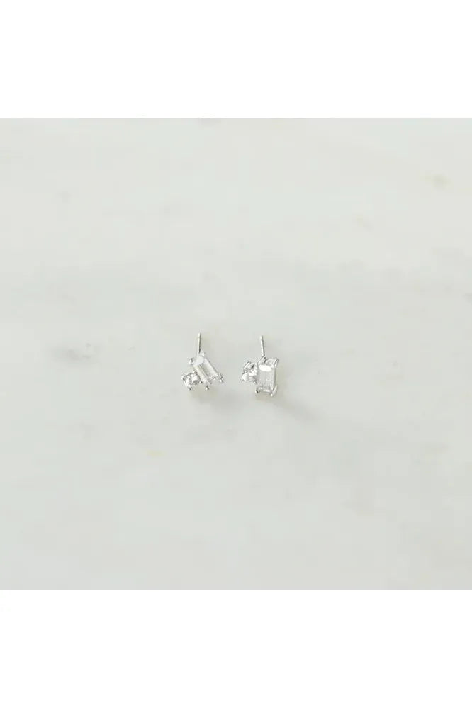 Sophie Galaxy Stud Earrings Silver