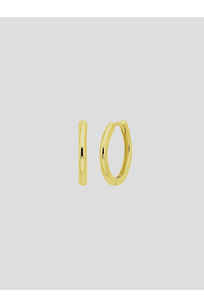 Hoop Huggies 19mm Earrings Gold S O P H IE