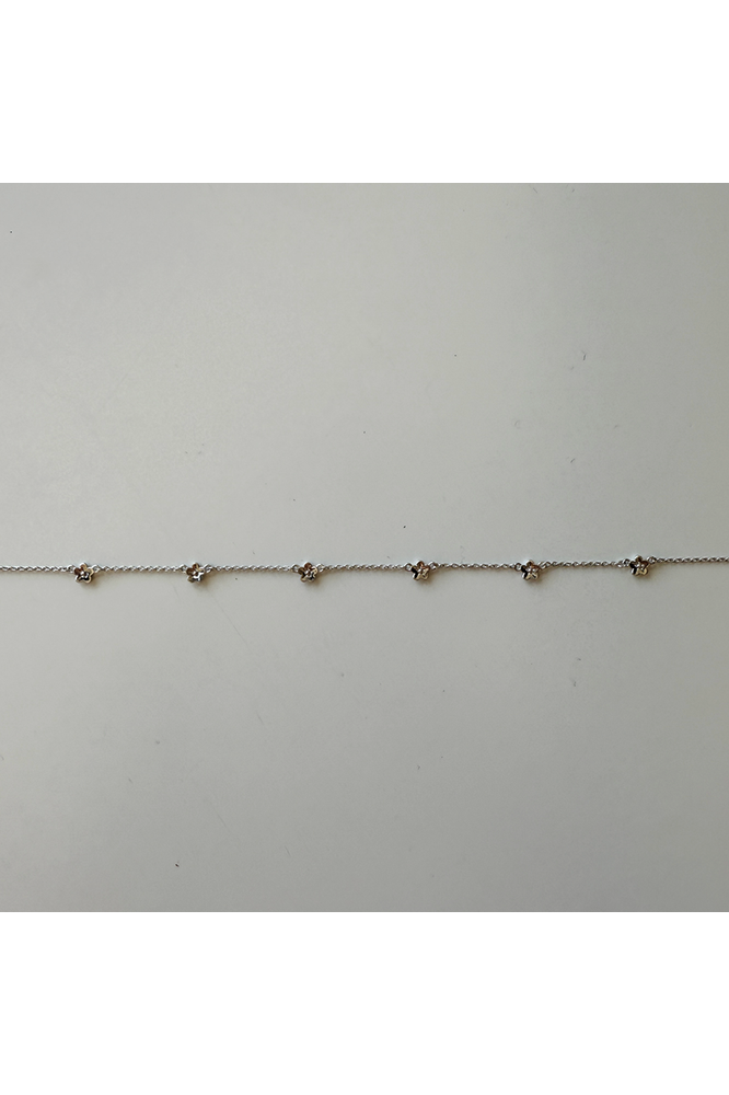 Sophie Daisy Chain necklace Silver