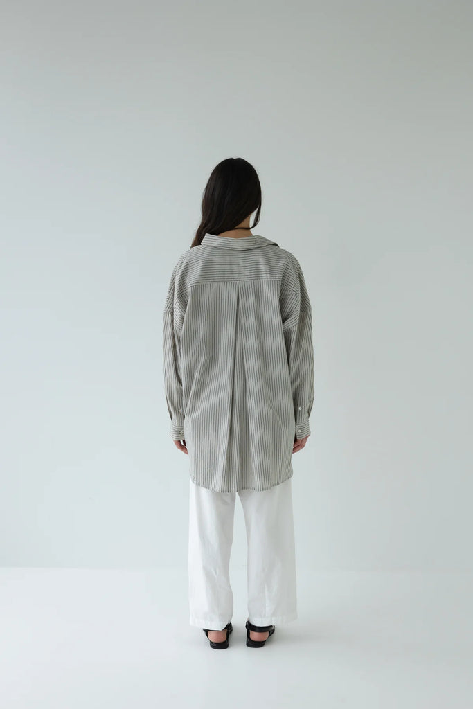 Sophie Love This Shirt Charcoal Stripe