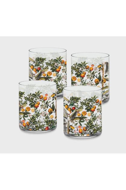 Sorrento Old Fashioned Glass | Set of Four Tumblers Nel Lusso