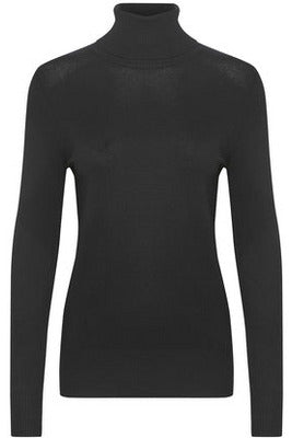 Mila Rollneck Pullover | Black Sweaters XS,S,M,L,XL,XXL Saint Tropez