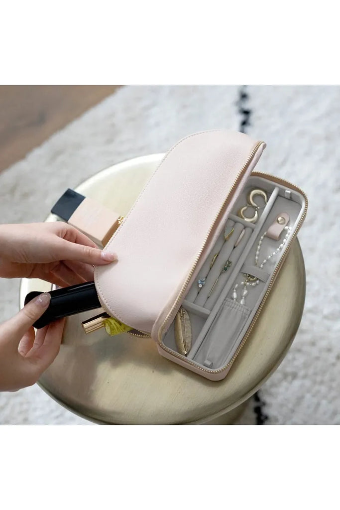 Stackers Makeup and Jewellery Bag Blush