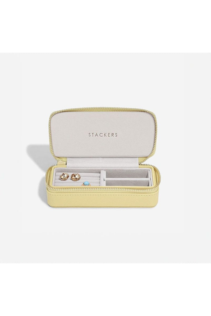 Stackers Medium Travel jewellery Box Yellow