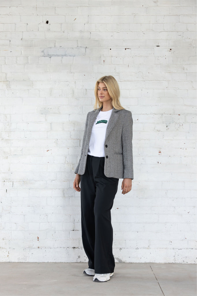 Dressed Herringbone Status Blazer