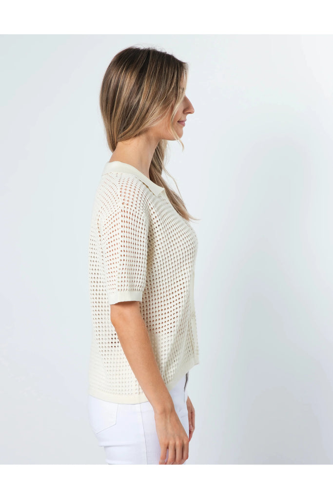 Stella and Gemma Holly Knit Top Bone