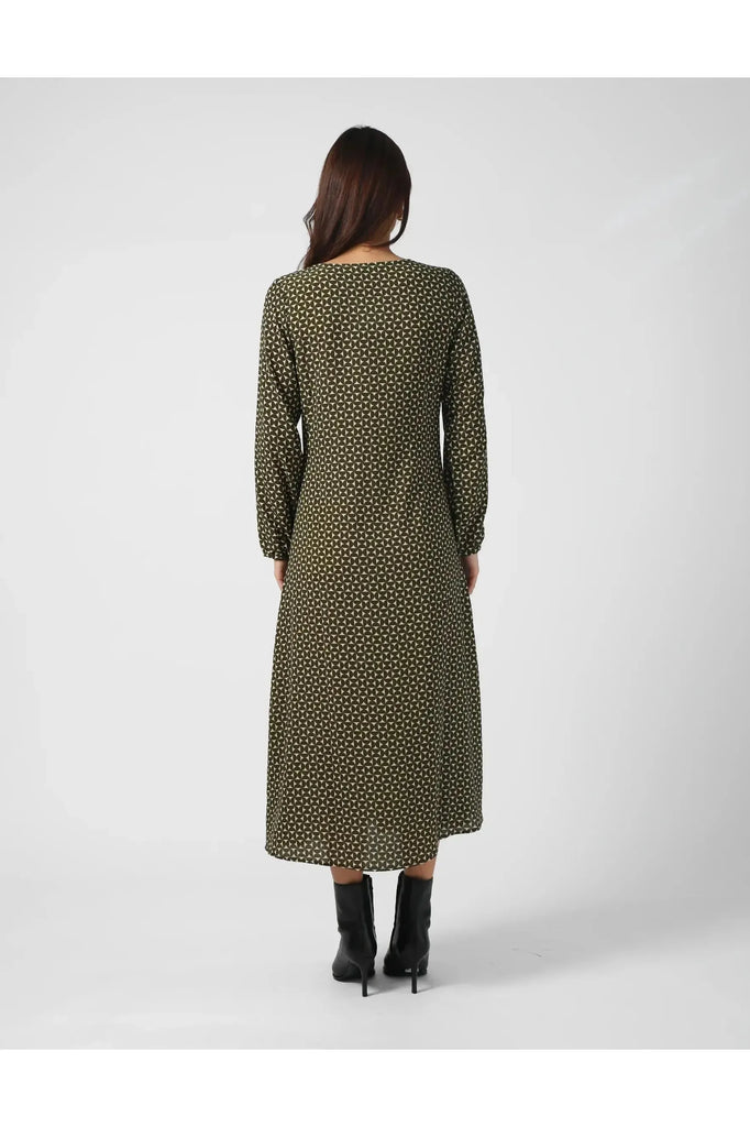 Stella and Gemma Sahra Dress Olive Mosaic