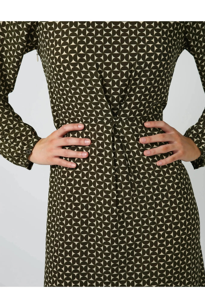 Stella and Gemma Sahra Dress Olive Mosaic