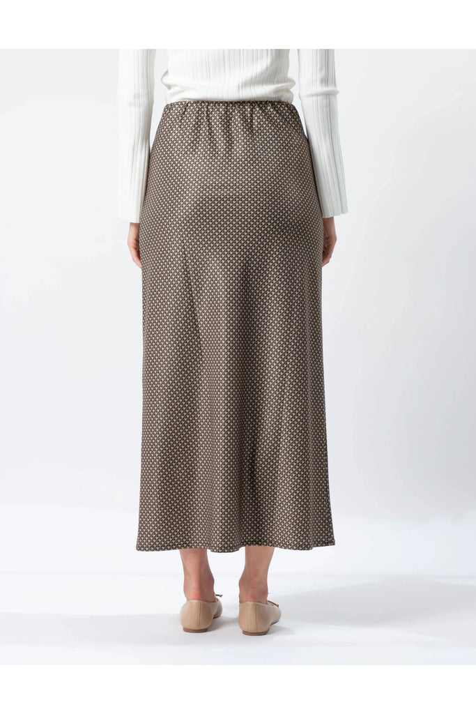 Stella & Gemma Susanna Skirt Safari houndstooth