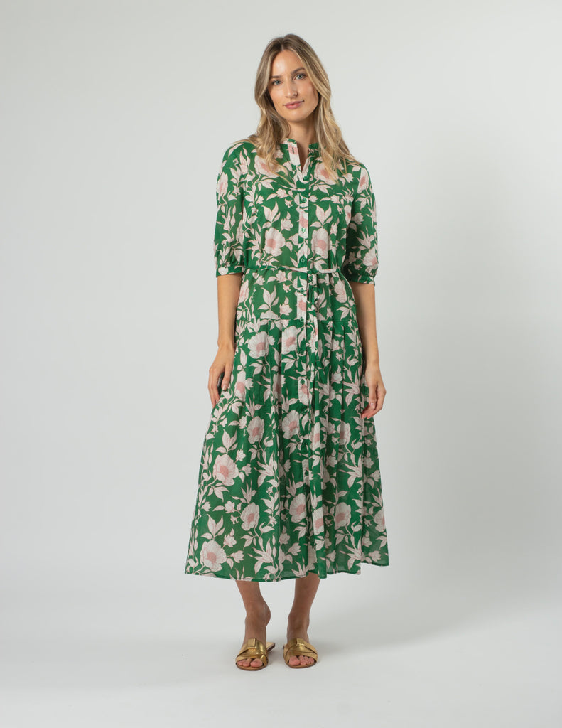 Stella and Gemma Amber Dress Green Floral