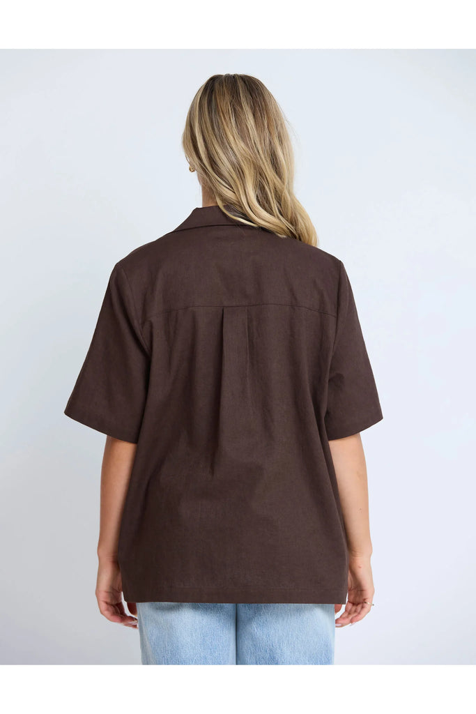 Solene Shirt | Chocolate Shirts 8,10,12,14 Stella & Gemma