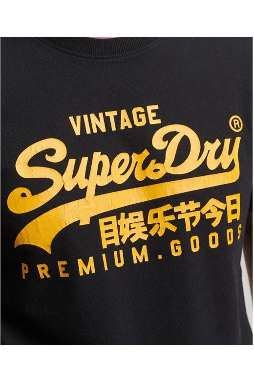 Superdry Vintage Logo Heritage Tee Black