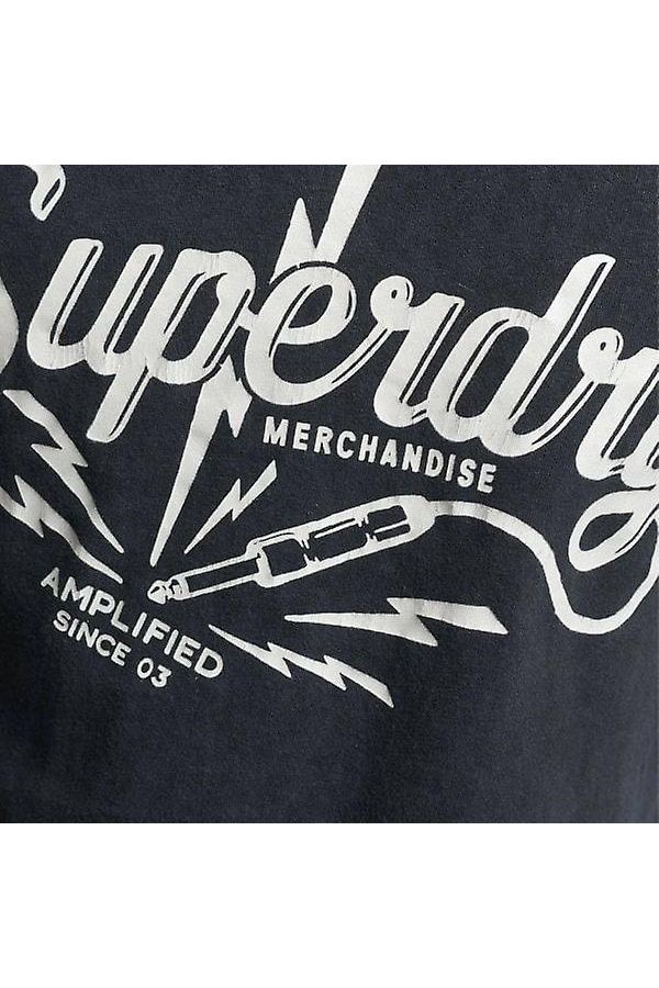 Superdry Vintage Merch Store Tee Light Back in Black