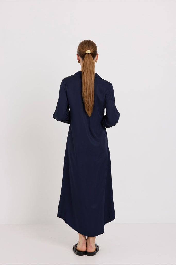 Tuesday Label Geri Shirt dress Navy 