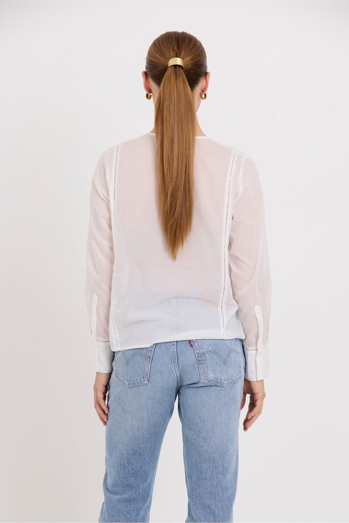 Academy Top | Soft White Tops 8,10,12,14 Tuesday Label