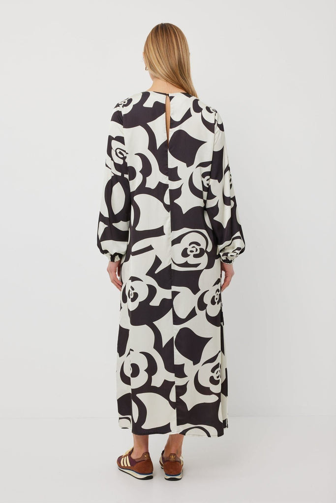 Tuesday Maggie dress Black and White Flower