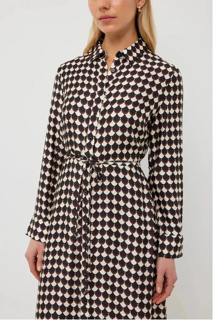 Nicola Dress | Sway Print Midi Dress 8,10,12,14 Tuesday Label