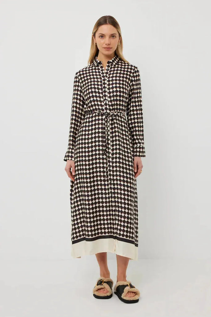 Nicola Dress | Sway Print Midi Dress 8,10,12,14 Tuesday Label