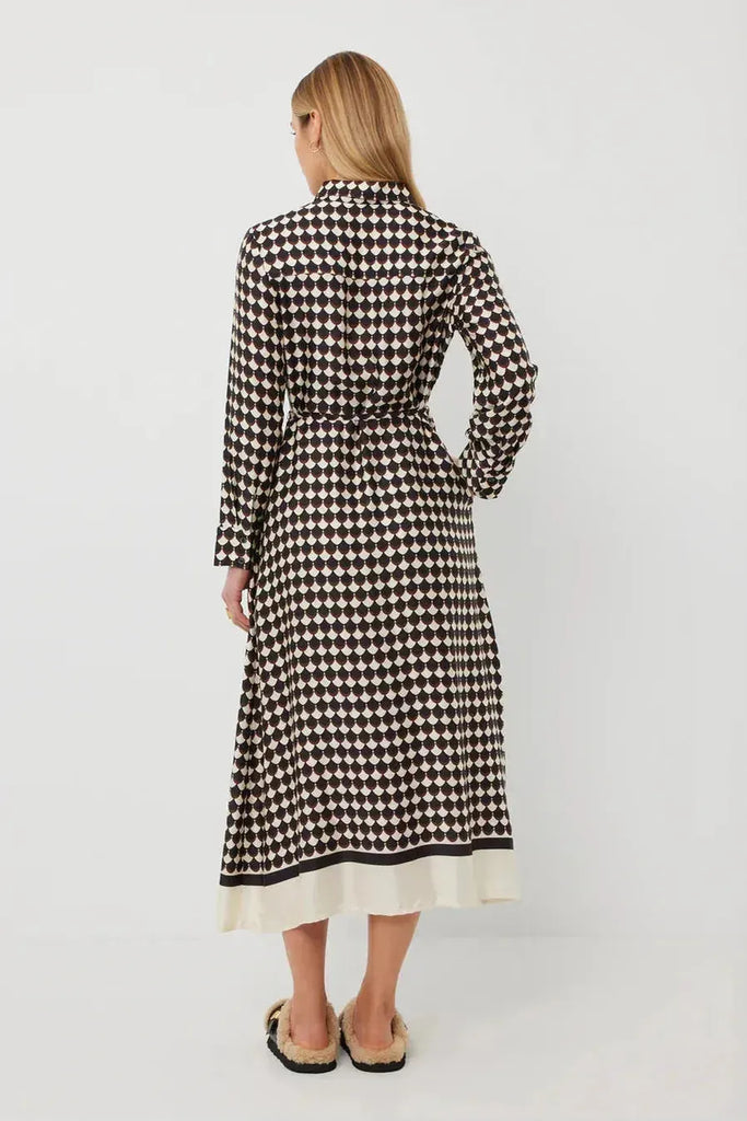 Nicola Dress | Sway Print Midi Dress 8,10,12,14 Tuesday Label