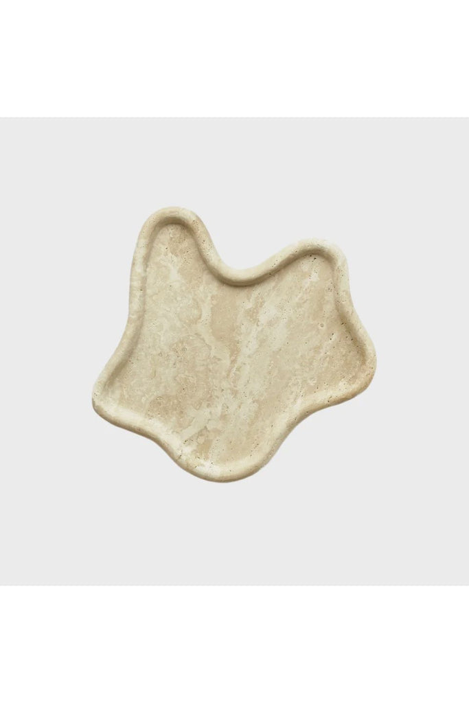 Travertine Curved Tray Trays Papier Hq