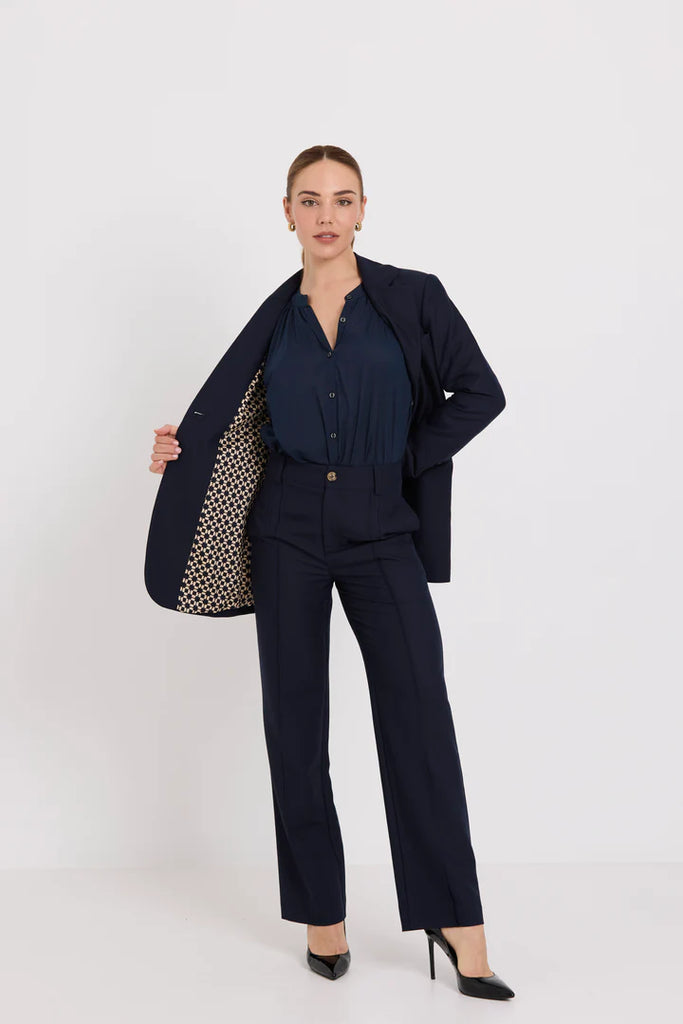 Tuesday Label King Blazer Navy Suiting