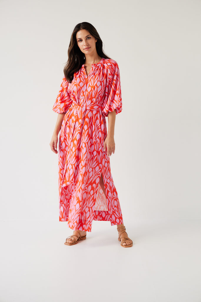 Crown Dress | Flamingo Maxi Dress 8,10,12,14 Tuesday Label