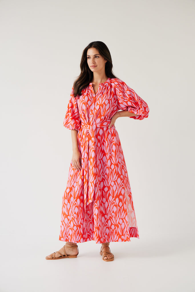 Crown Dress | Flamingo Maxi Dress 8,10,12,14 Tuesday Label