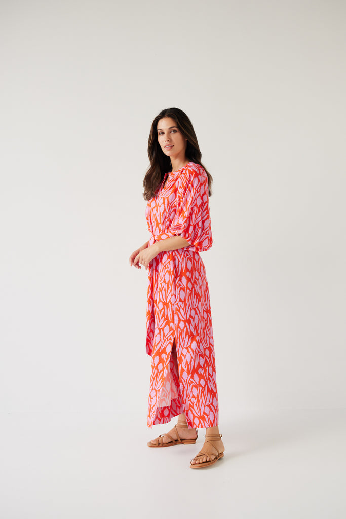 Crown Dress | Flamingo Maxi Dress 8,10,12,14 Tuesday Label