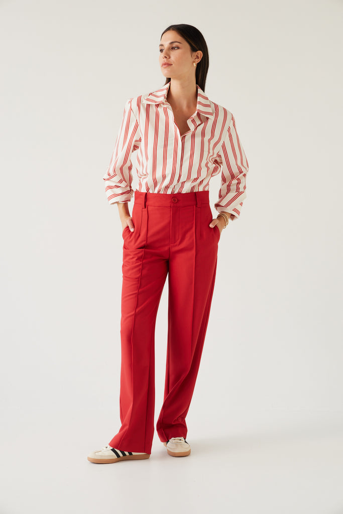 Base Pant | Cherry Red Pants 8,10,12,14 Tuesday Label