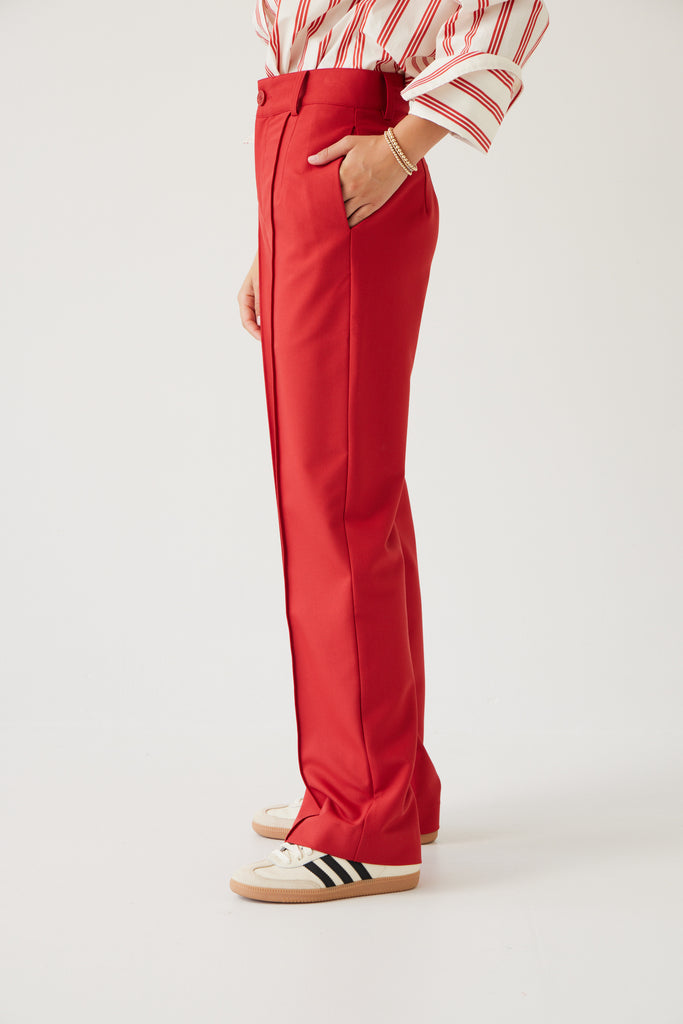 Base Pant | Cherry Red Pants 8,10,12,14 Tuesday Label