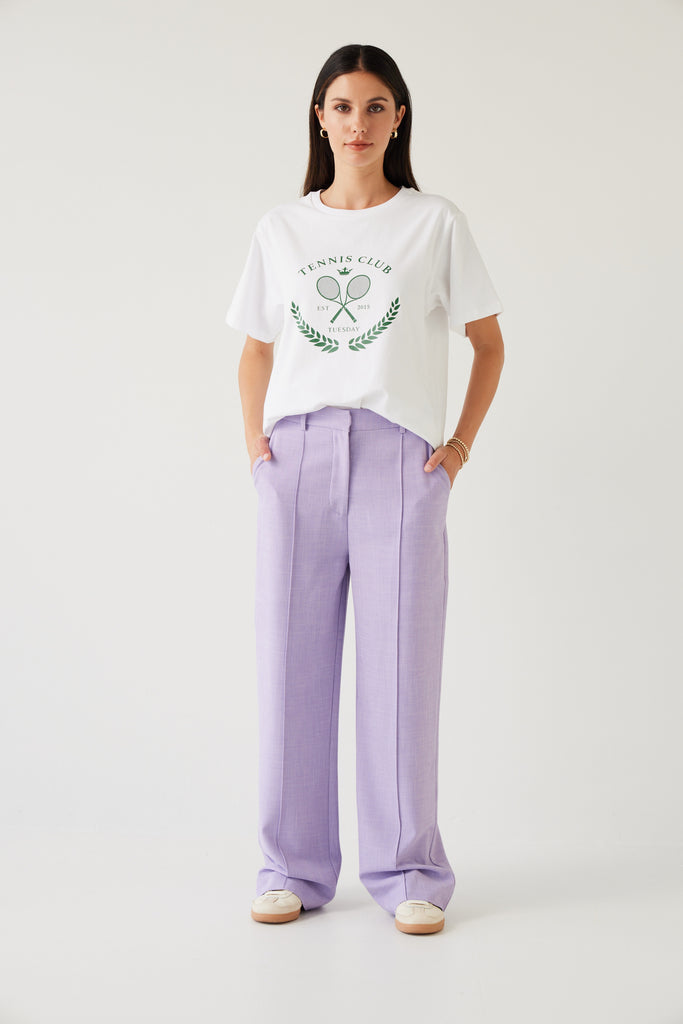 Tuesday Label Rose Pant Lavender