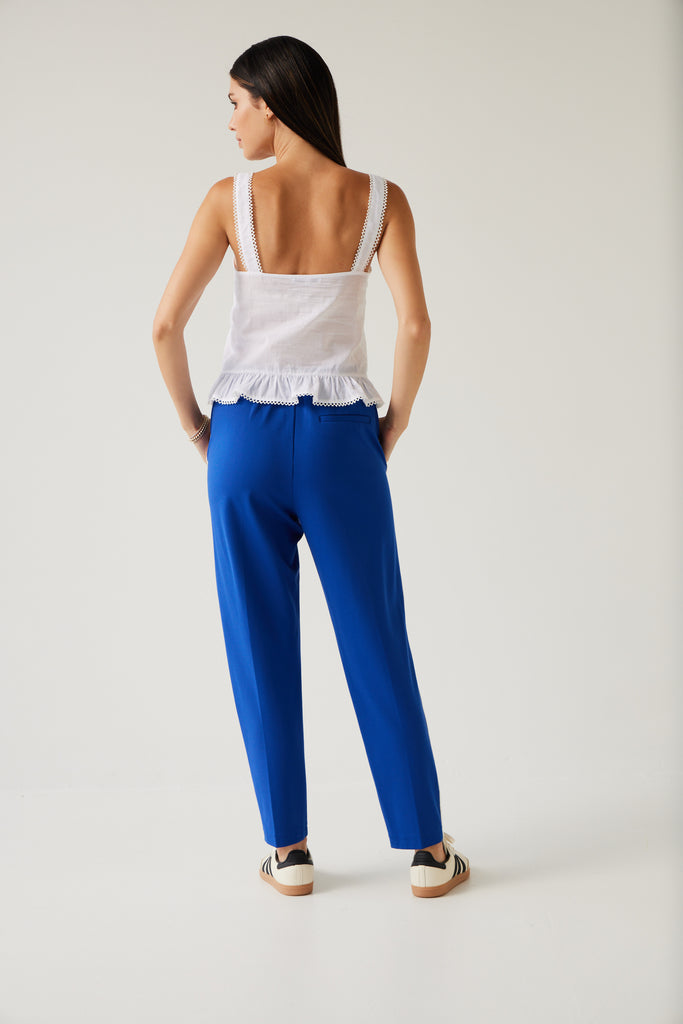 Tuesday Label Bobbie pants Blue with Double Stripe