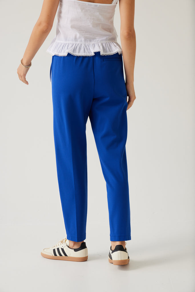 Tuesday Label Bobbie pants Blue with Double Stripe