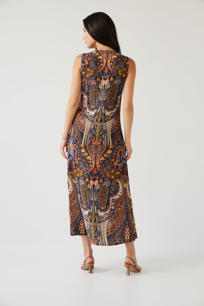 Set Dress | Dark Paisley Midi Dress 8,10,12,14 Tuesday Label