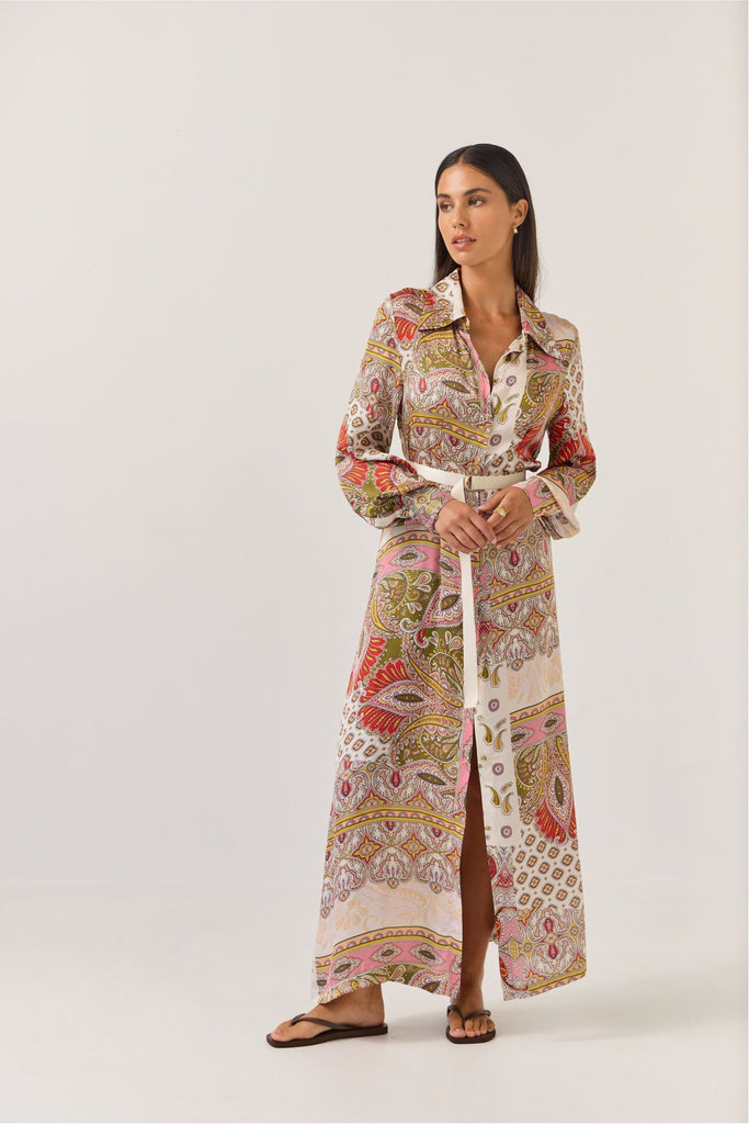 Tuesday Label Mala Dress Sunset Paisley