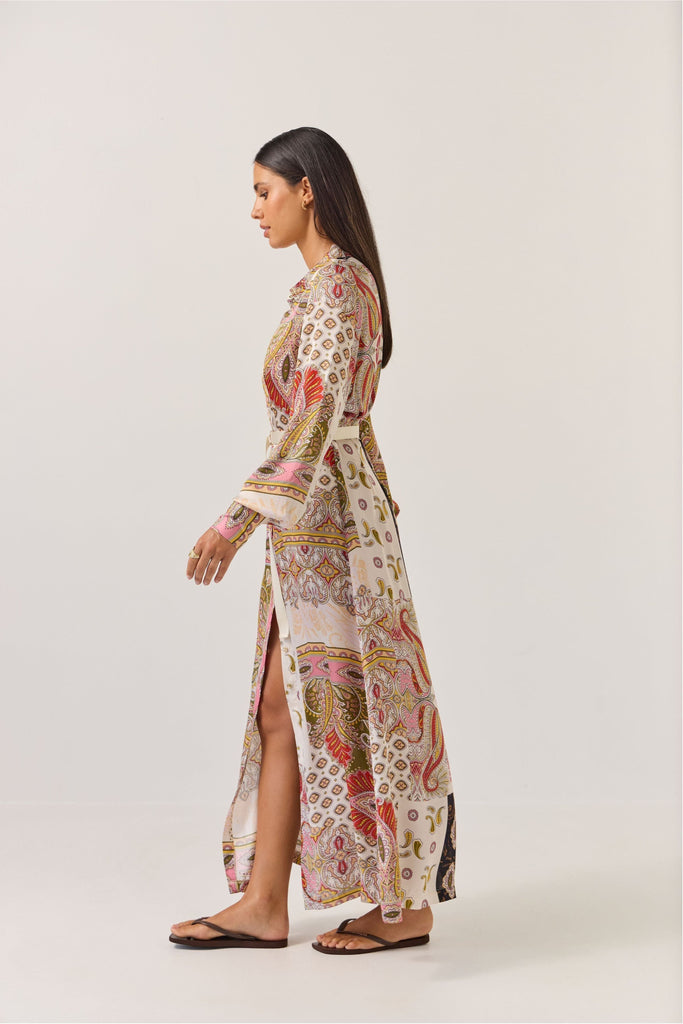 Tuesday Label Mala Dress Sunset Paisley