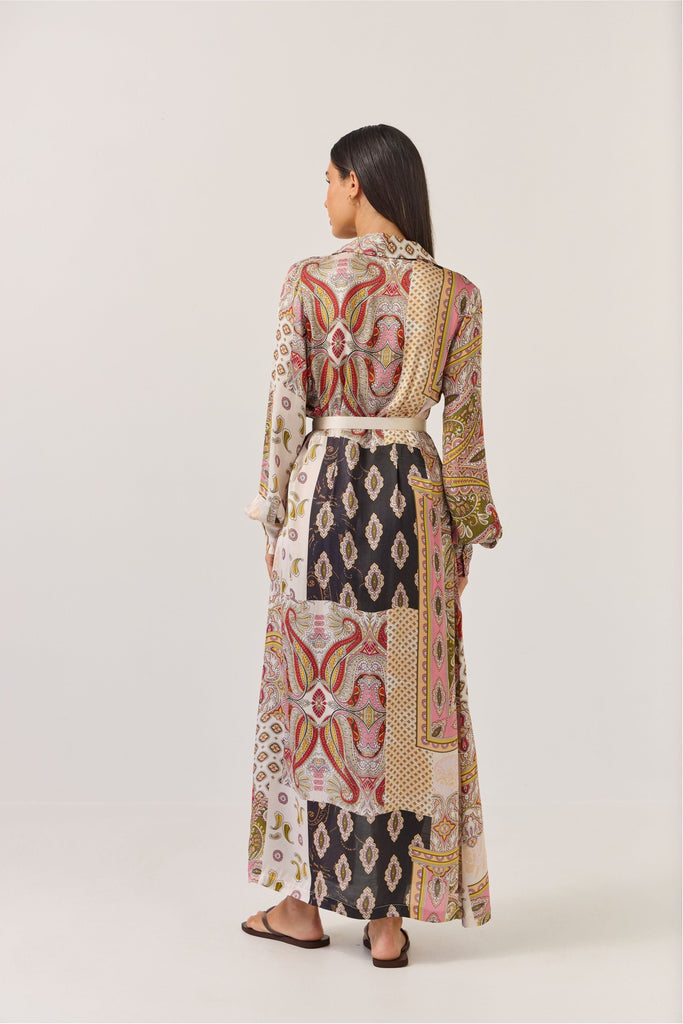 Tuesday Label Mala Dress Sunset Paisley
