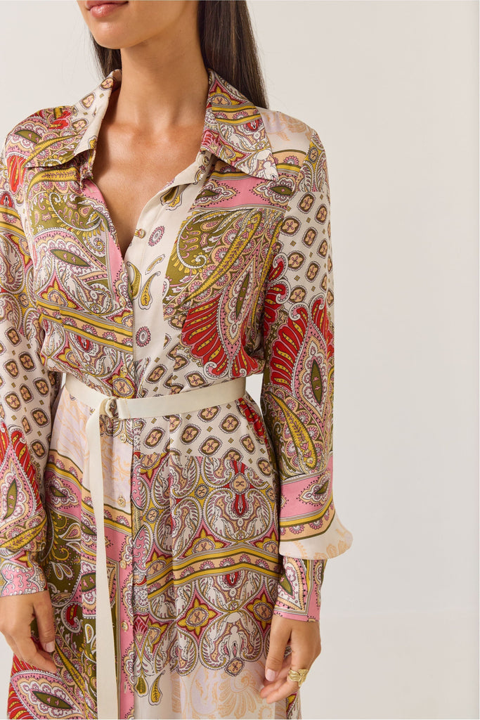 Tuesday Label Mala Dress Sunset Paisley