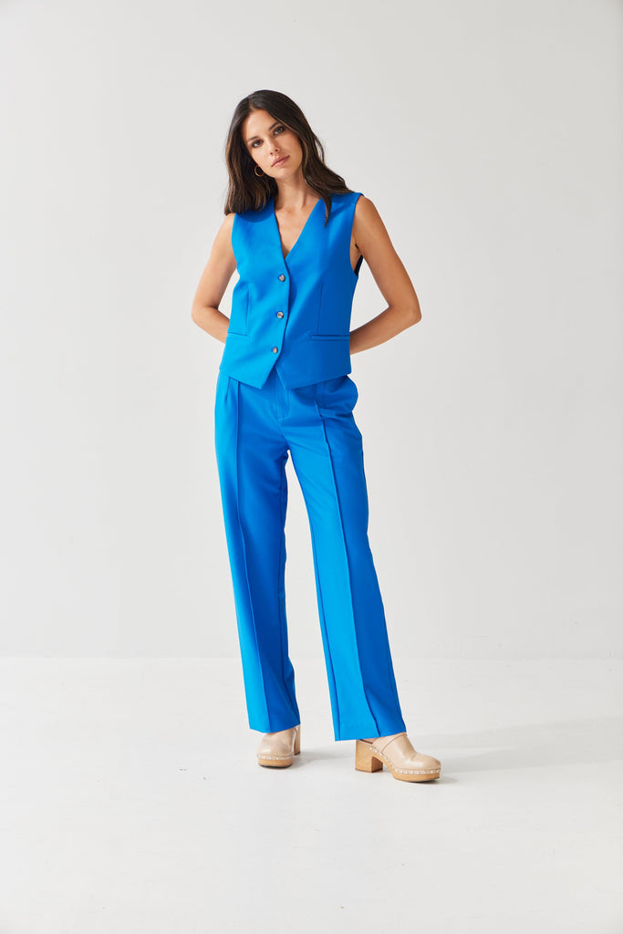 Tuesday Label Base Pant Electric Blue
