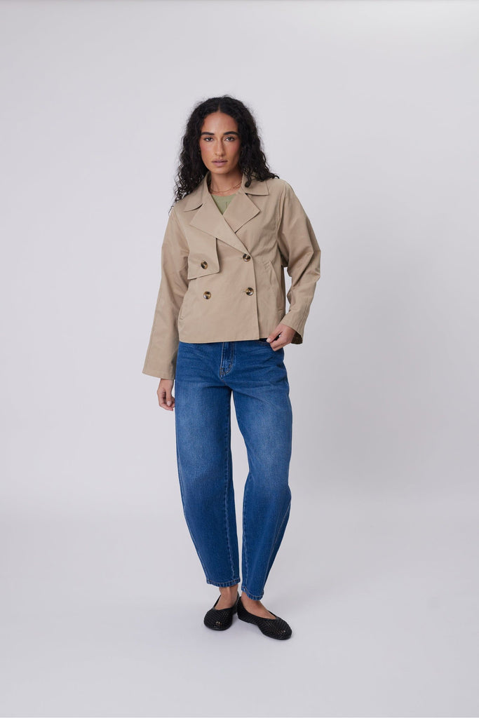 Marlow Unity Short Trench Camel