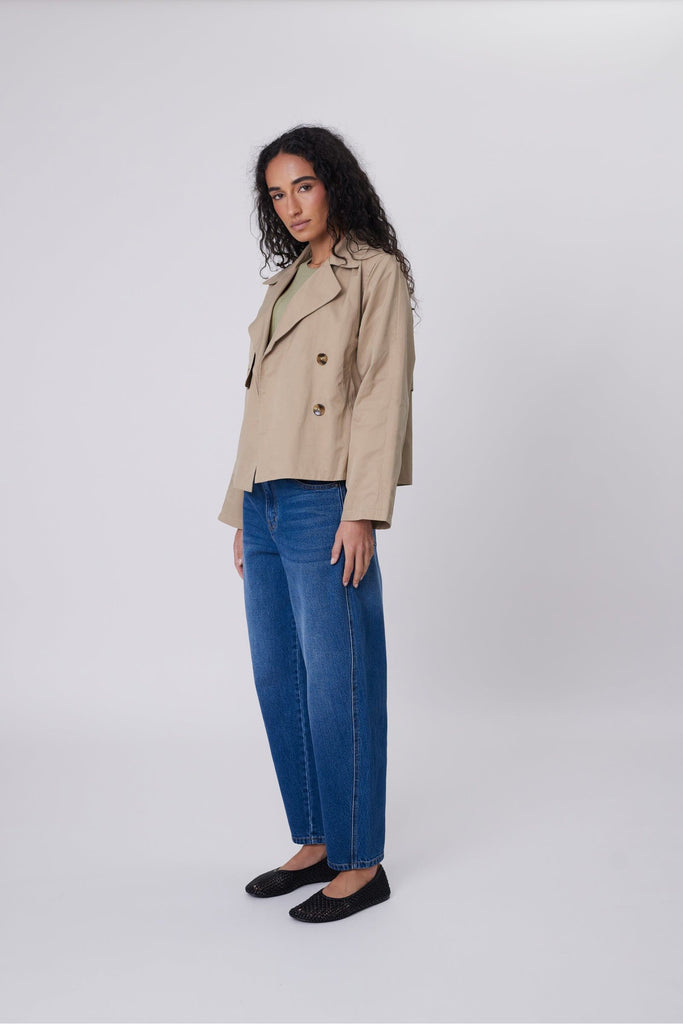 Marlow Unity Short Trench Camel