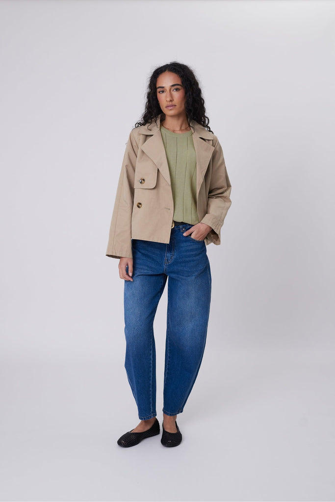 Marlow Unity Short Trench Camel