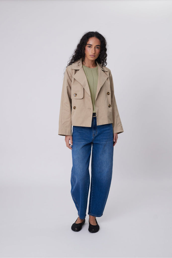 Marlow Unity Short Trench Camel